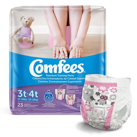 COMFEES Toddler Training Pants Size 3T to 4T 32 to 40 lbs., PK 23 CMF-G3